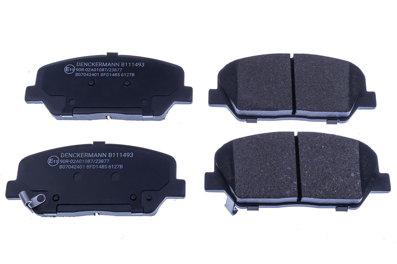 DENCKERMANN Bremseklodser B111493 for HYUNDAI KIA