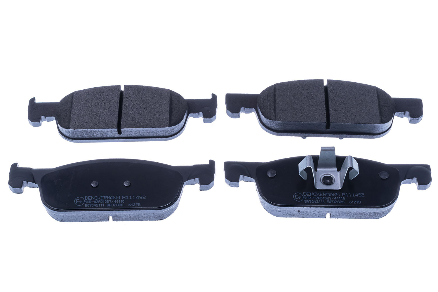 DENCKERMANN Bremseklodser B111492 foraksel for DACIA RENAULT