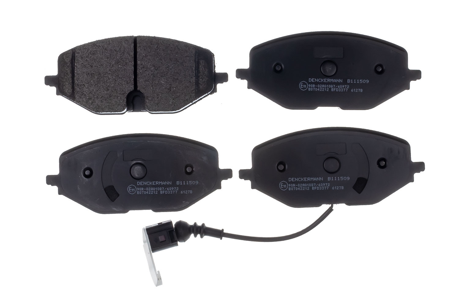 DENCKERMANN Bremseklodser B111509 foraksel for FORD CUPRA SKODA AUDI VW