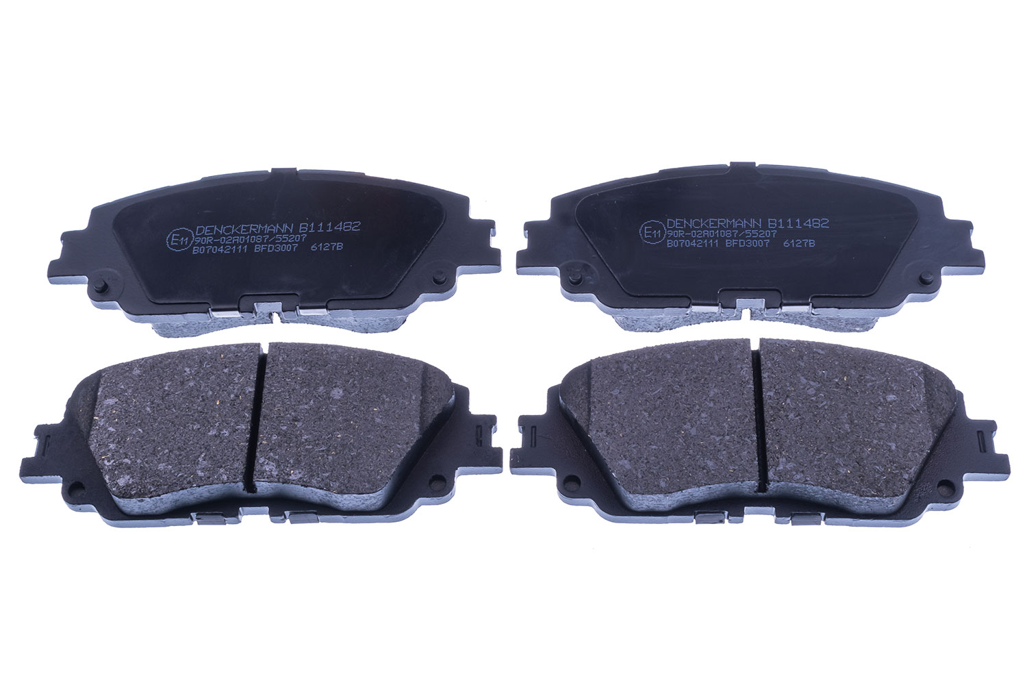 DENCKERMANN Bremseklodser B111482 foraksel for TOYOTA TOYOTA (GAC) LEXUS