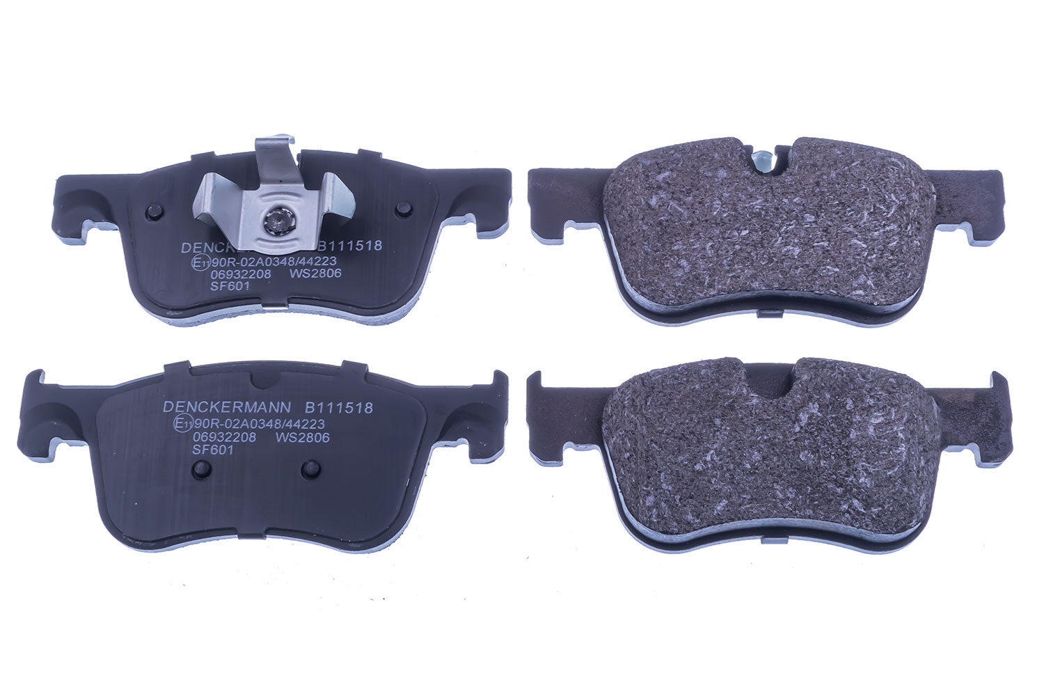 DENCKERMANN Bremseklodser B111518 foraksel for CITROËN