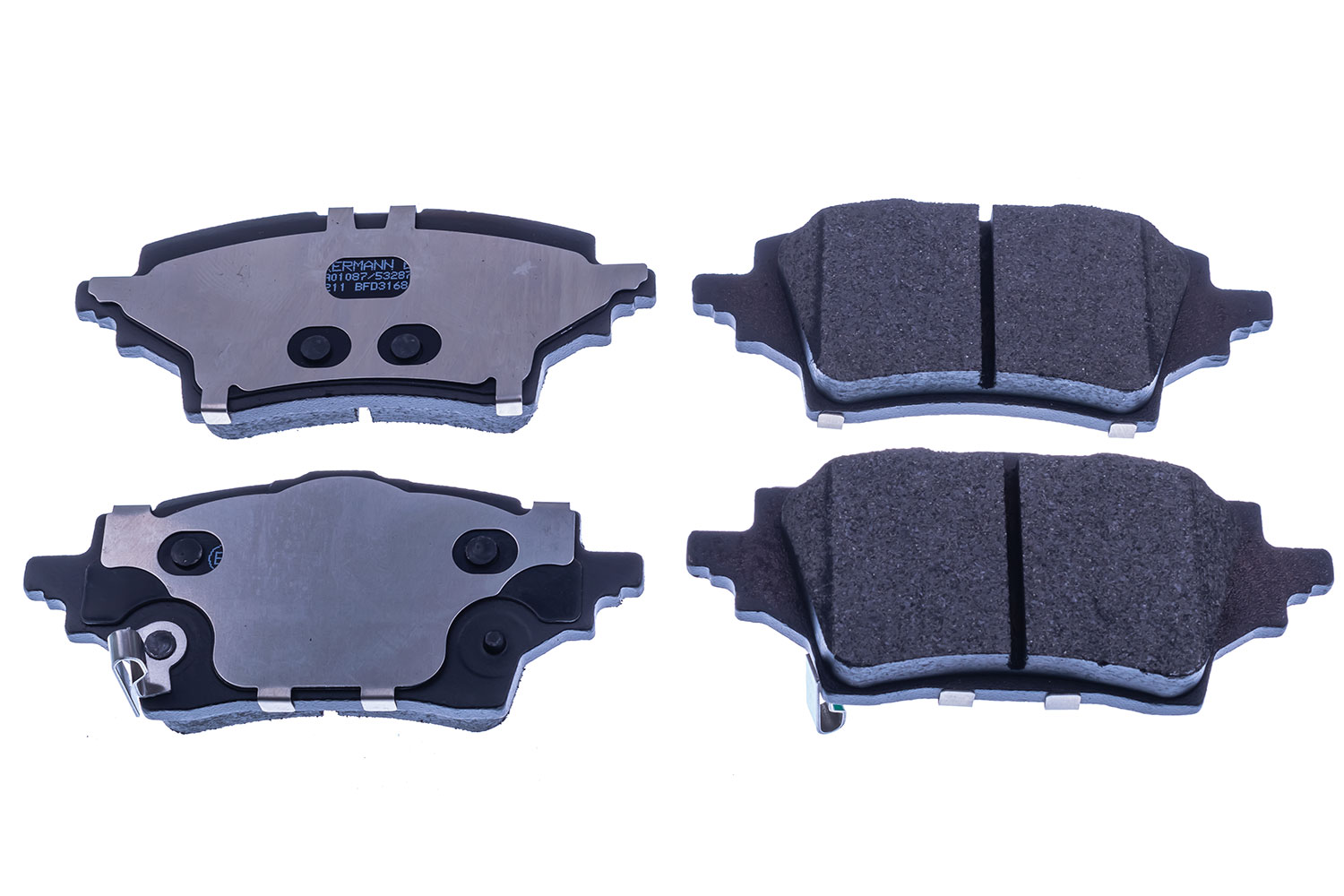 DENCKERMANN Bremseklodser B111529 bagaksel for MAZDA SUZUKI TOYOTA