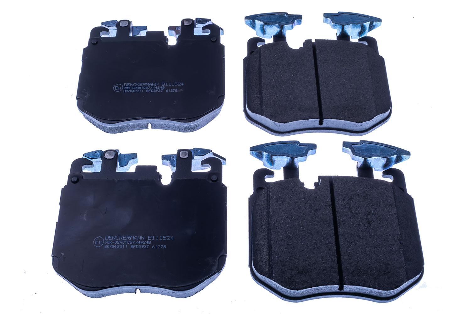 DENCKERMANN Bremseklodser B111524 foraksel for BMW