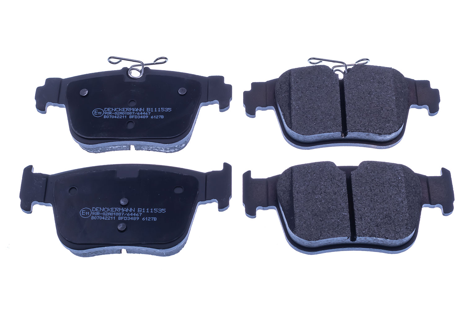 DENCKERMANN Bremseklodser B111535 bagaksel for FORD CUPRA VW