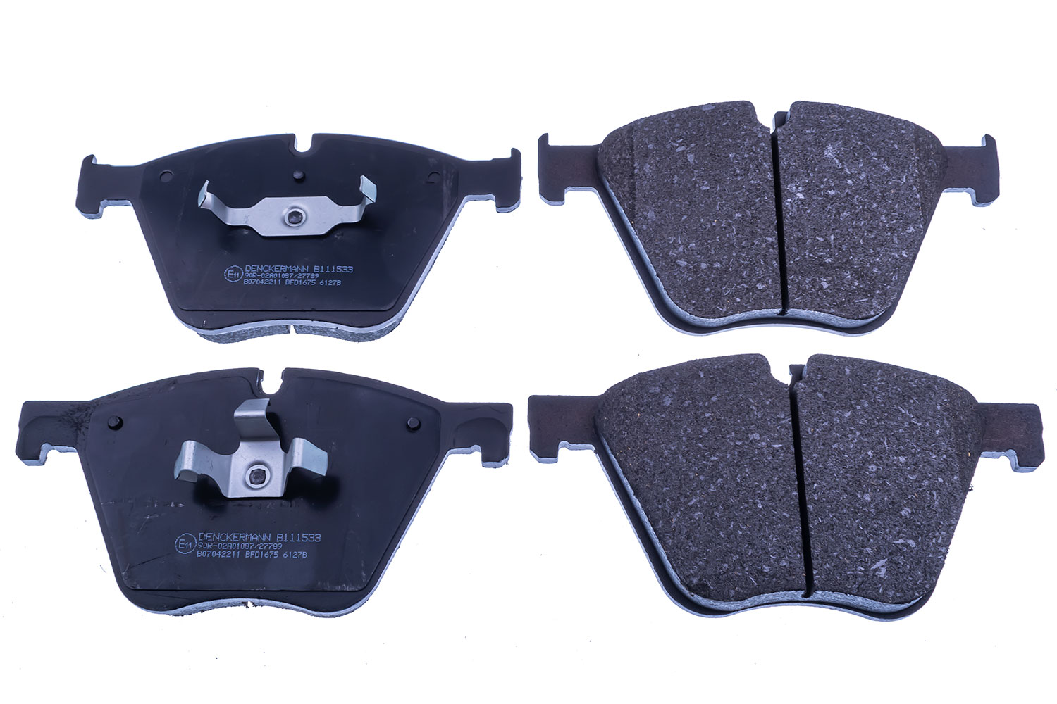 DENCKERMANN Bremseklodser B111533 foraksel for BMW