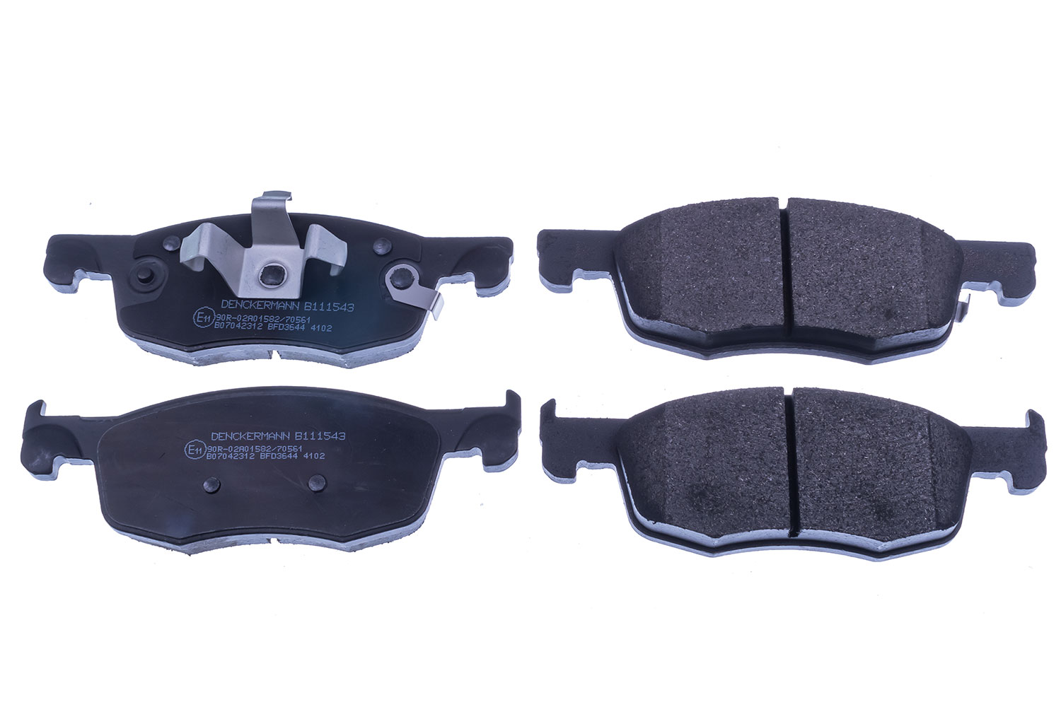 DENCKERMANN Bremseklodser B111543 foraksel for TOYOTA