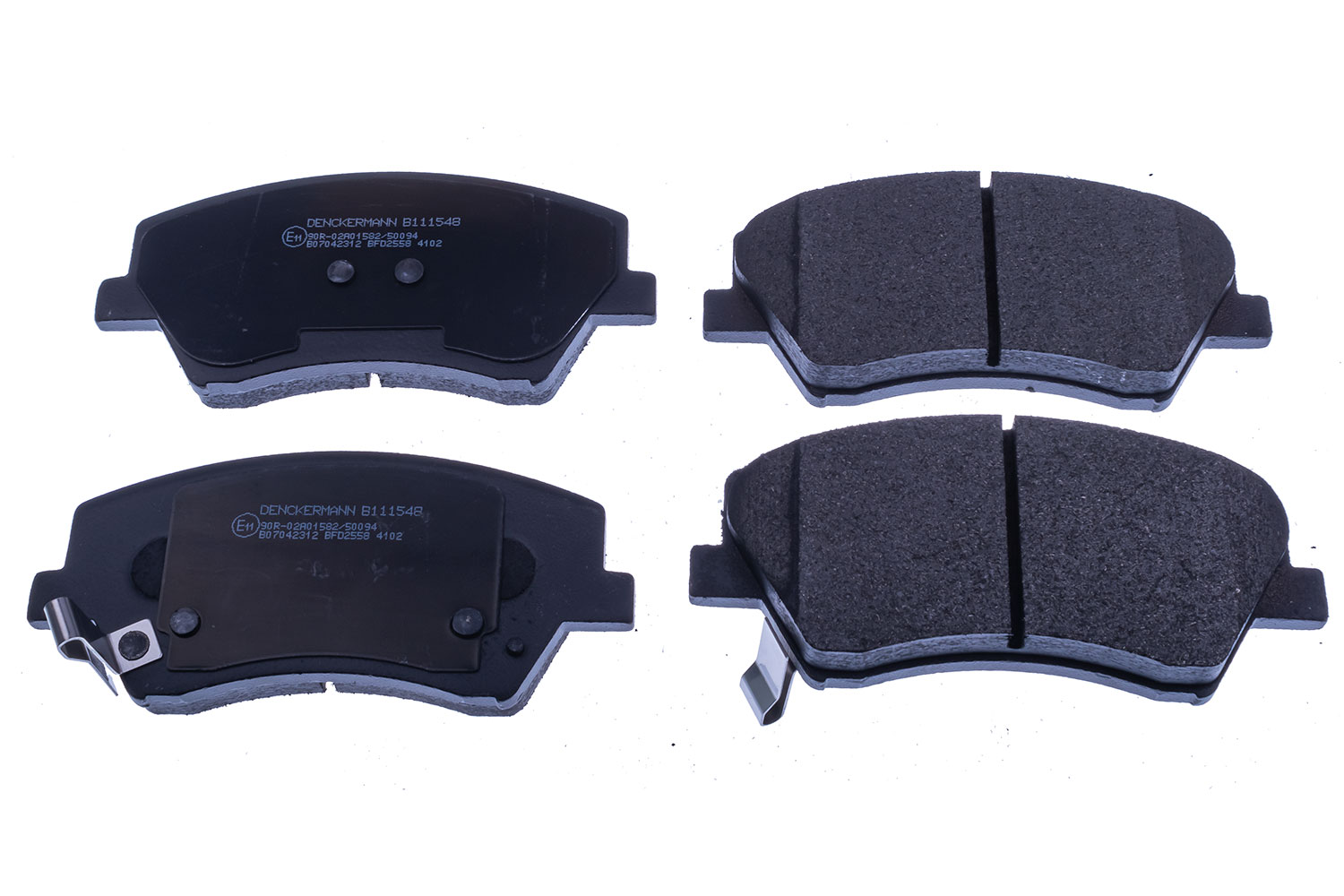 DENCKERMANN Bremseklodser B111548 for HYUNDAI KIA
