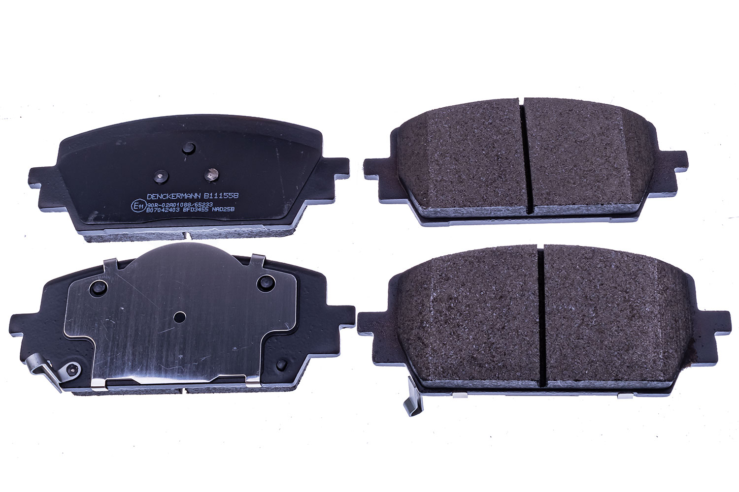 DENCKERMANN Bremseklodser B111558 foraksel for HYUNDAI