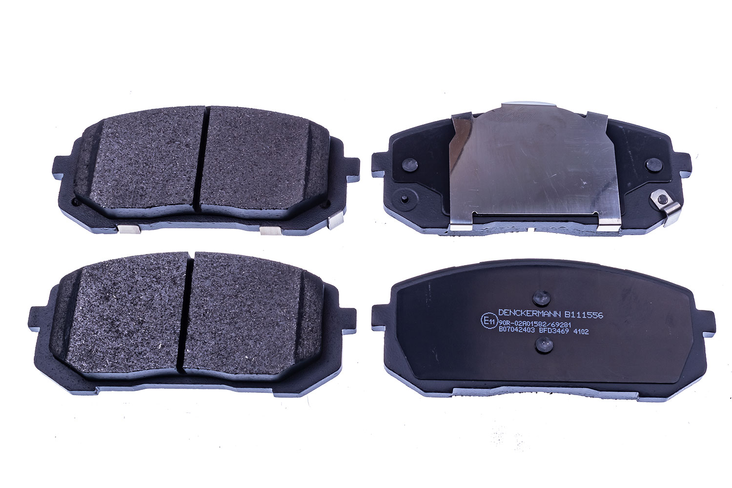 DENCKERMANN Bremseklodser B111556 foraksel for HYUNDAI KIA