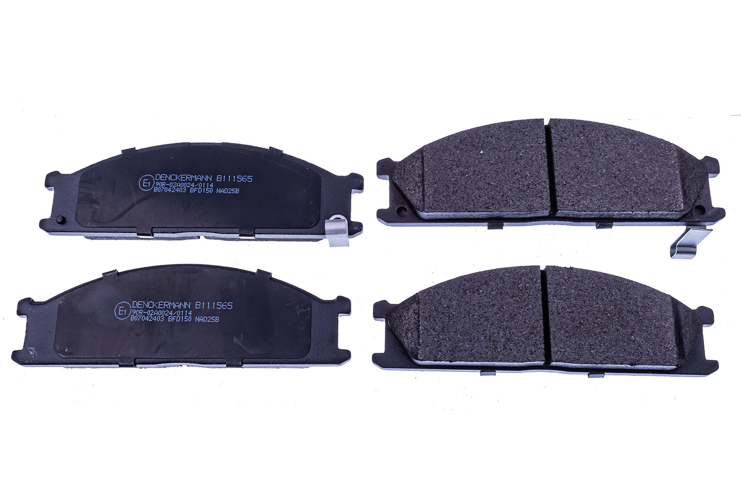 DENCKERMANN Bremseklodser B111565 foraksel for ISUZU NISSAN TOYOTA MAZDA SUBARU