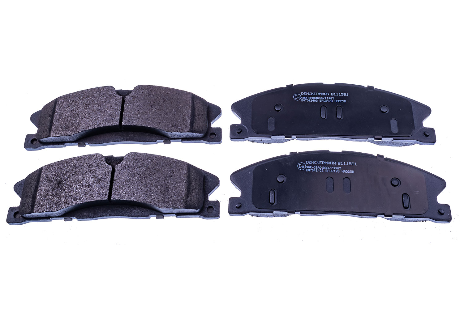 DENCKERMANN Bremseklodser B111581 foraksel for FORD USA FORD