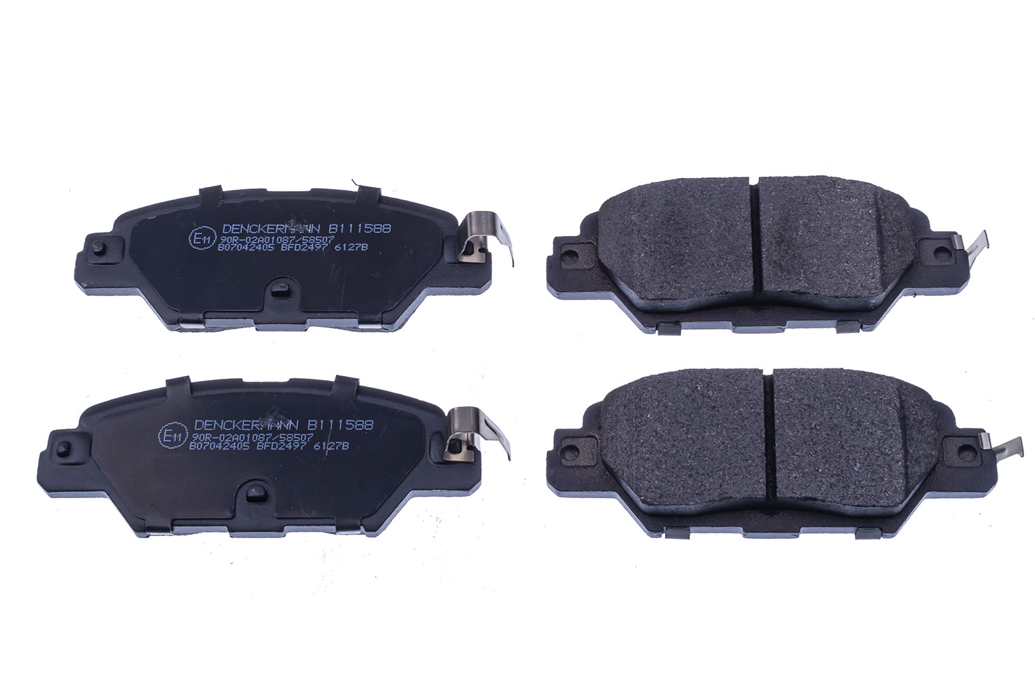 DENCKERMANN Bremseklodser B111588 bagaksel for MAZDA