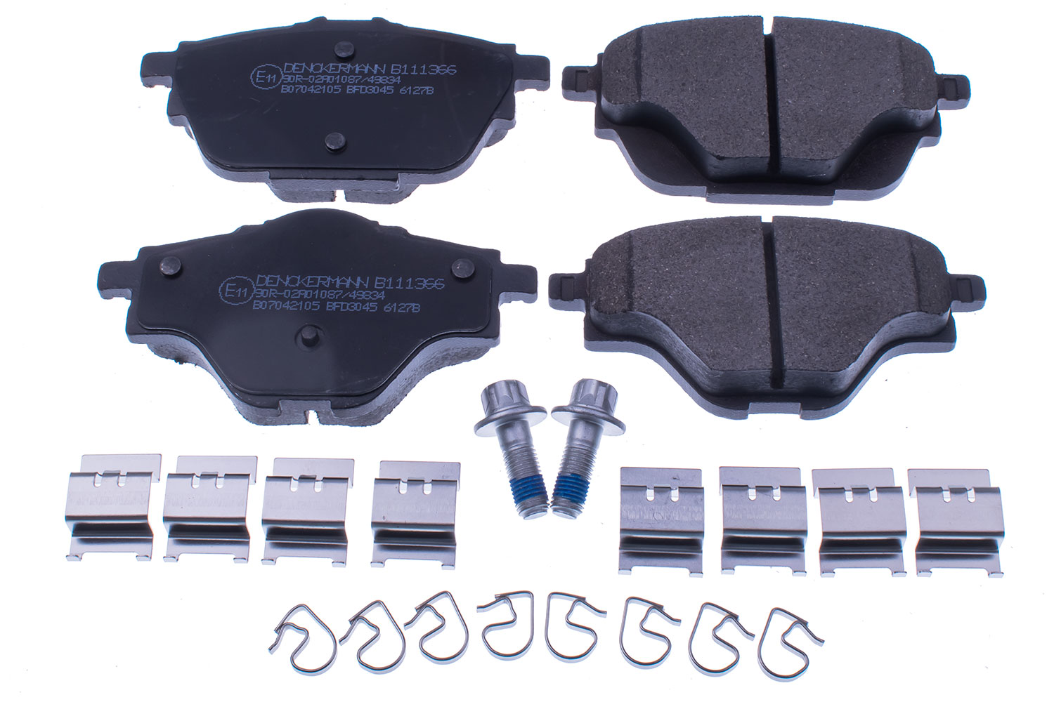 DENCKERMANN Bremseklodser B111366 bagaksel for VAUXHALL DS PEUGEOT
