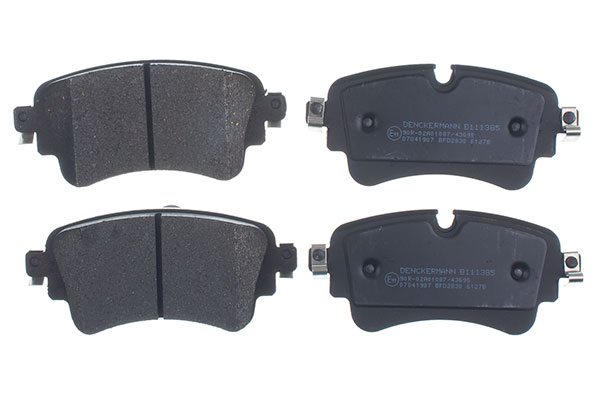 DENCKERMANN Bremseklodser B111385 bagaksel for AUDI VW