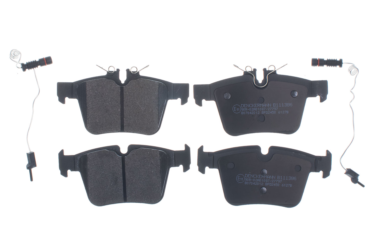 DENCKERMANN Bremseklodser B111386 bagaksel for MERCEDES-BENZ