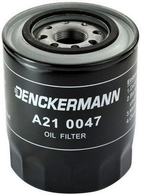 DENCKERMANN Oliefilter a210047 Påskruet 131mm M26X1.5-6H for TOYOTA HYUNDAI MAZDA MITSUBISHI