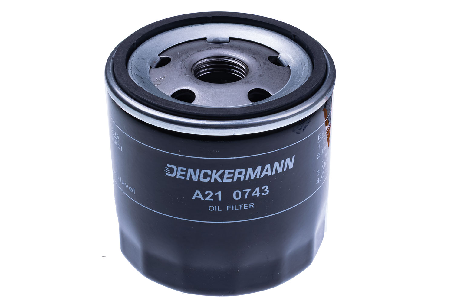 DENCKERMANN Oliefilter a210743 Påskruet 79mm 3/4-16 UNF-1B for FORD VW VAG