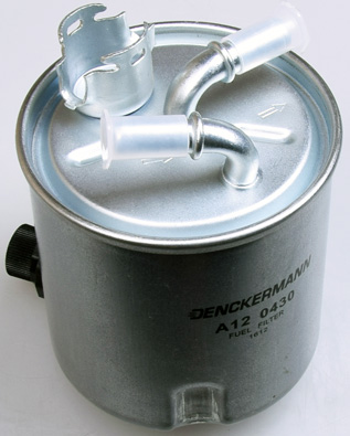 DENCKERMANN Brændstof-filter a120430 med tilslutning til vandsensor inlet__mm_916|Indgangs-Ø [mm]|10 outlet__mm_917|Udgangs-Ø [mm]|10 height_mm_209|Hø