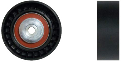 DENCKERMANN Medløberhjul, multi-V-rem p300008 for AUDI