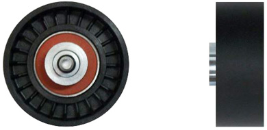 DENCKERMANN Medløberhjul, multi-V-rem p314004 for FIAT PEUGEOT