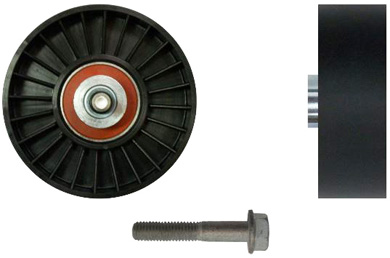DENCKERMANN Medløberhjul, multi-V-rem p314016 for LANCIA