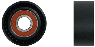 DENCKERMANN Medløberhjul, multi-V-rem p326001 for VAUXHALL VOLVO MITSUBISHI NISSAN RENAULT SUZUKI