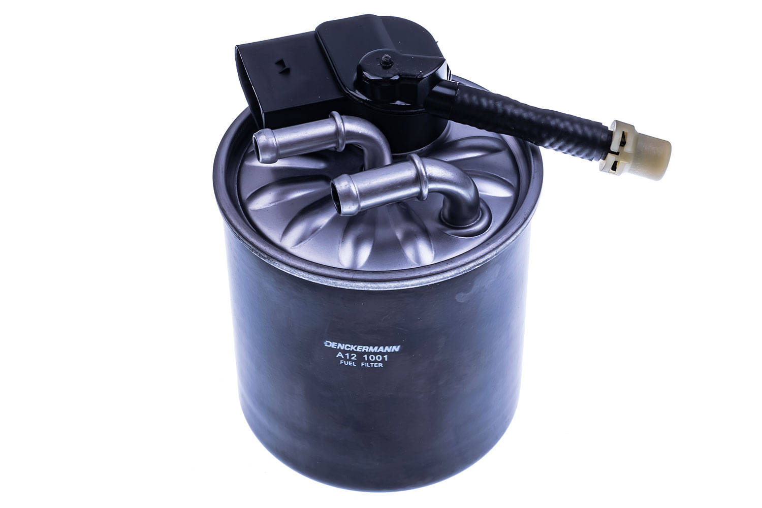 DENCKERMANN Brændstof-filter a121001 med vandudskiller inlet__mm_916|Indgangs-Ø [mm]|10 outlet__mm_917|Udgangs-Ø [mm]|8 height_mm_209|Højde [mm]|100 o