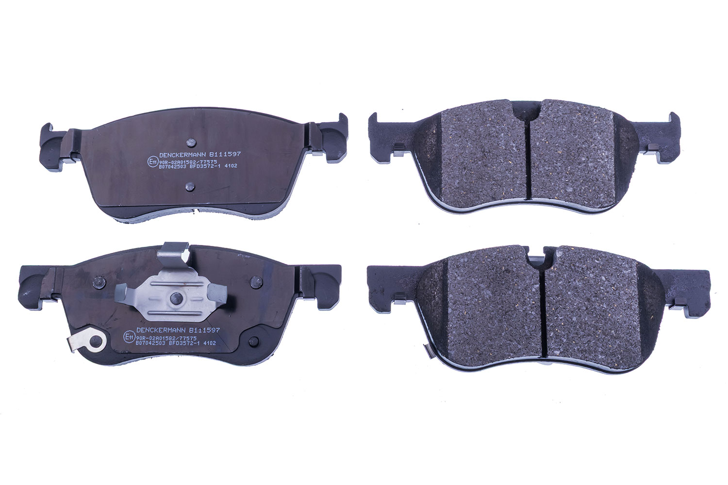 DENCKERMANN Bremseklodser B111597 foraksel for MERCEDES-BENZ NISSAN RENAULT
