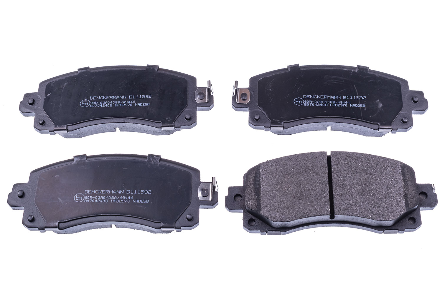 DENCKERMANN Bremseklodser B111592 for SUBARU