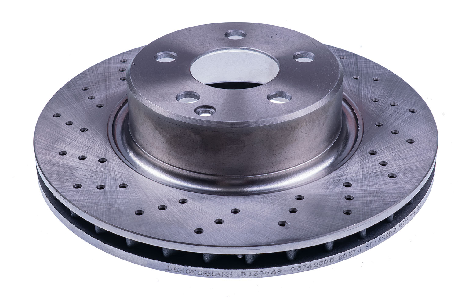 DENCKERMANN Bremseskive b130568 foraksel perforeret 312mm 28mm for MERCEDES-BENZ