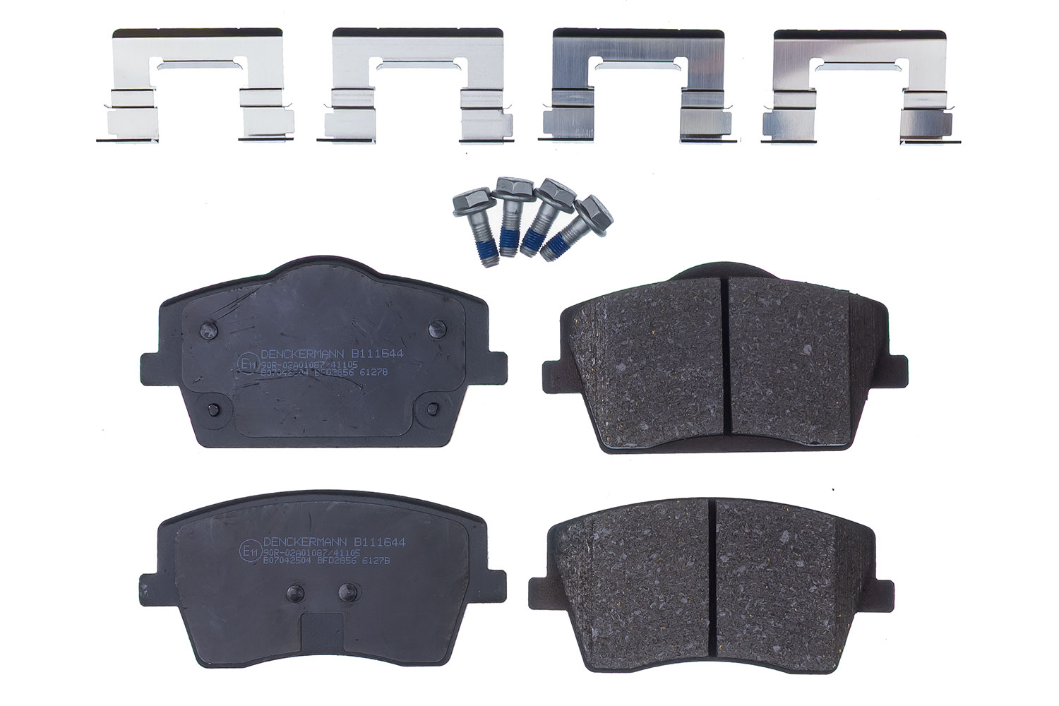 DENCKERMANN Bremseklodser B111644 foraksel for VOLVO