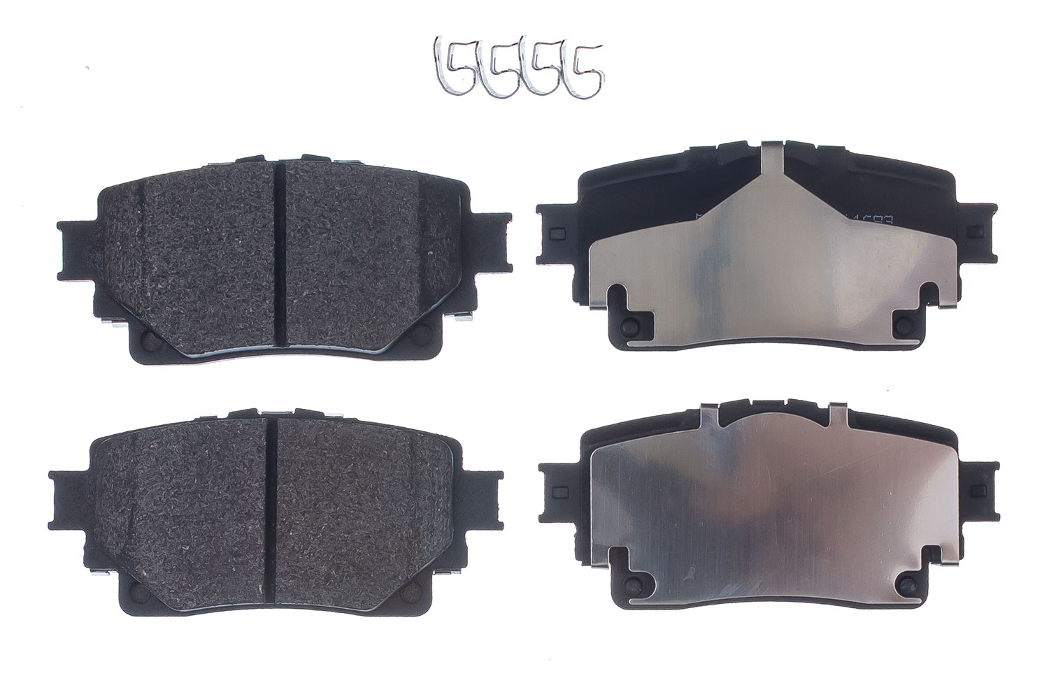 DENCKERMANN Bremseklodser B111683 bagaksel for TOYOTA LEXUS