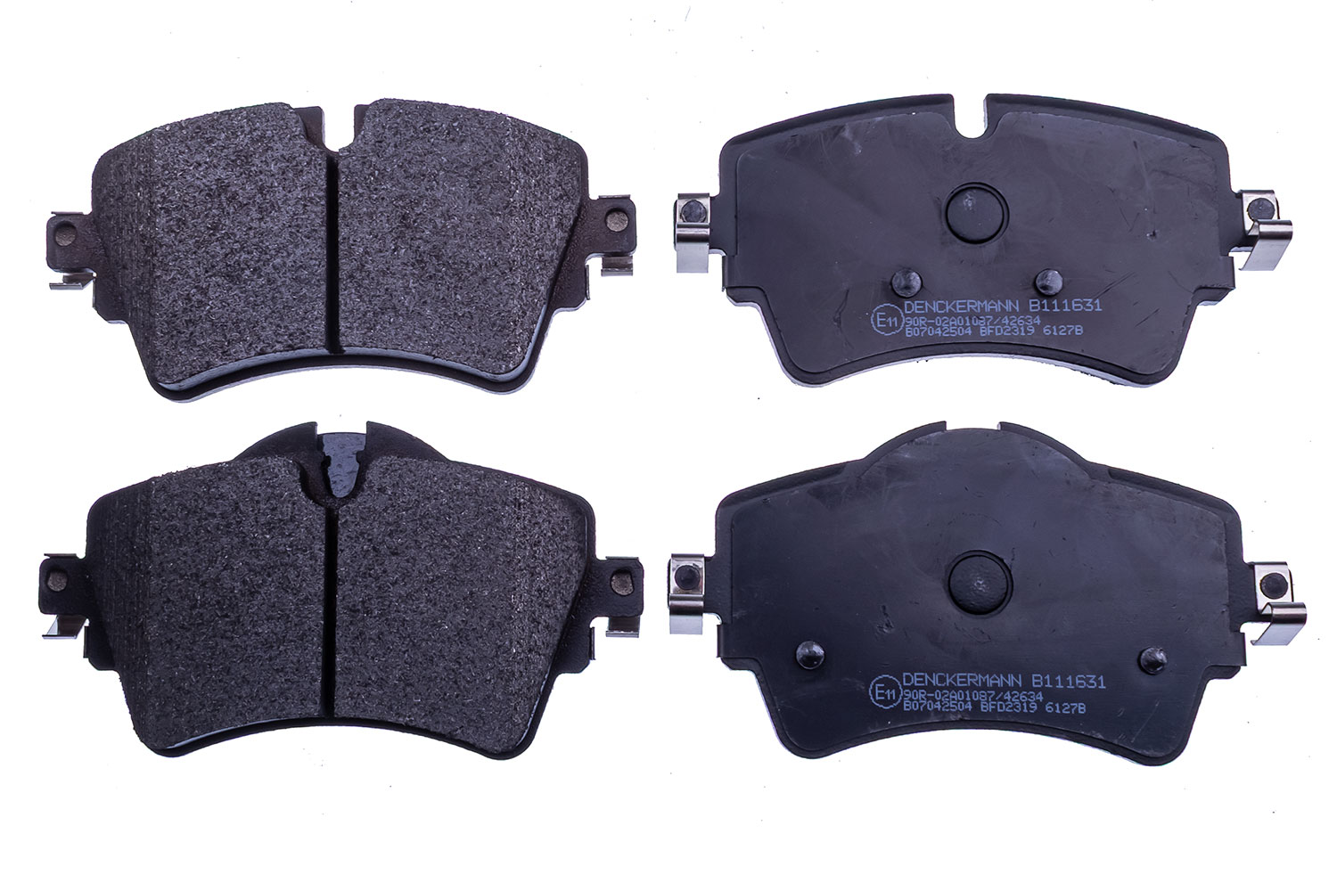 DENCKERMANN Bremseklodser B111631 foraksel for MINI BMW