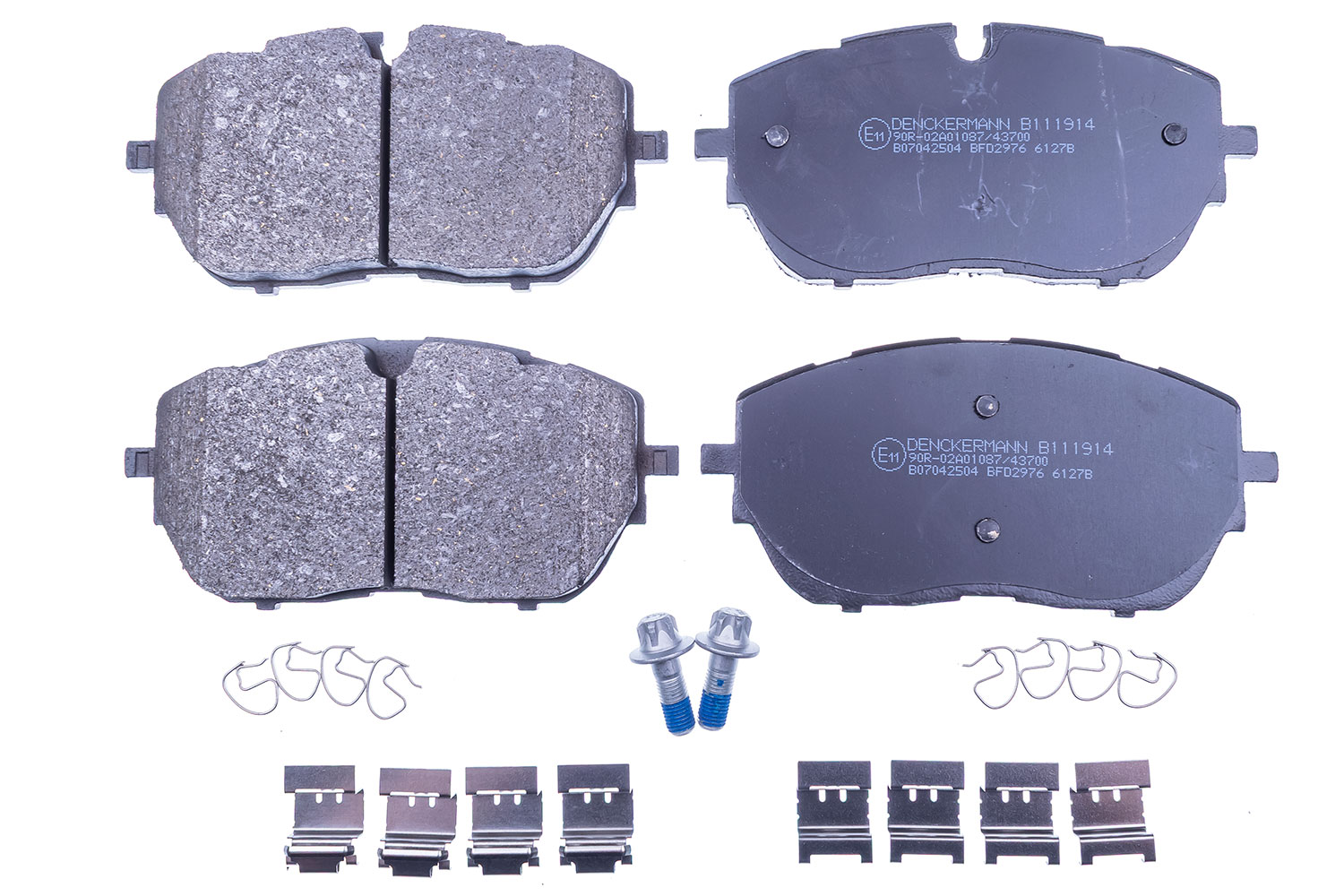 DENCKERMANN Bremseklodser B111914 foraksel for DS