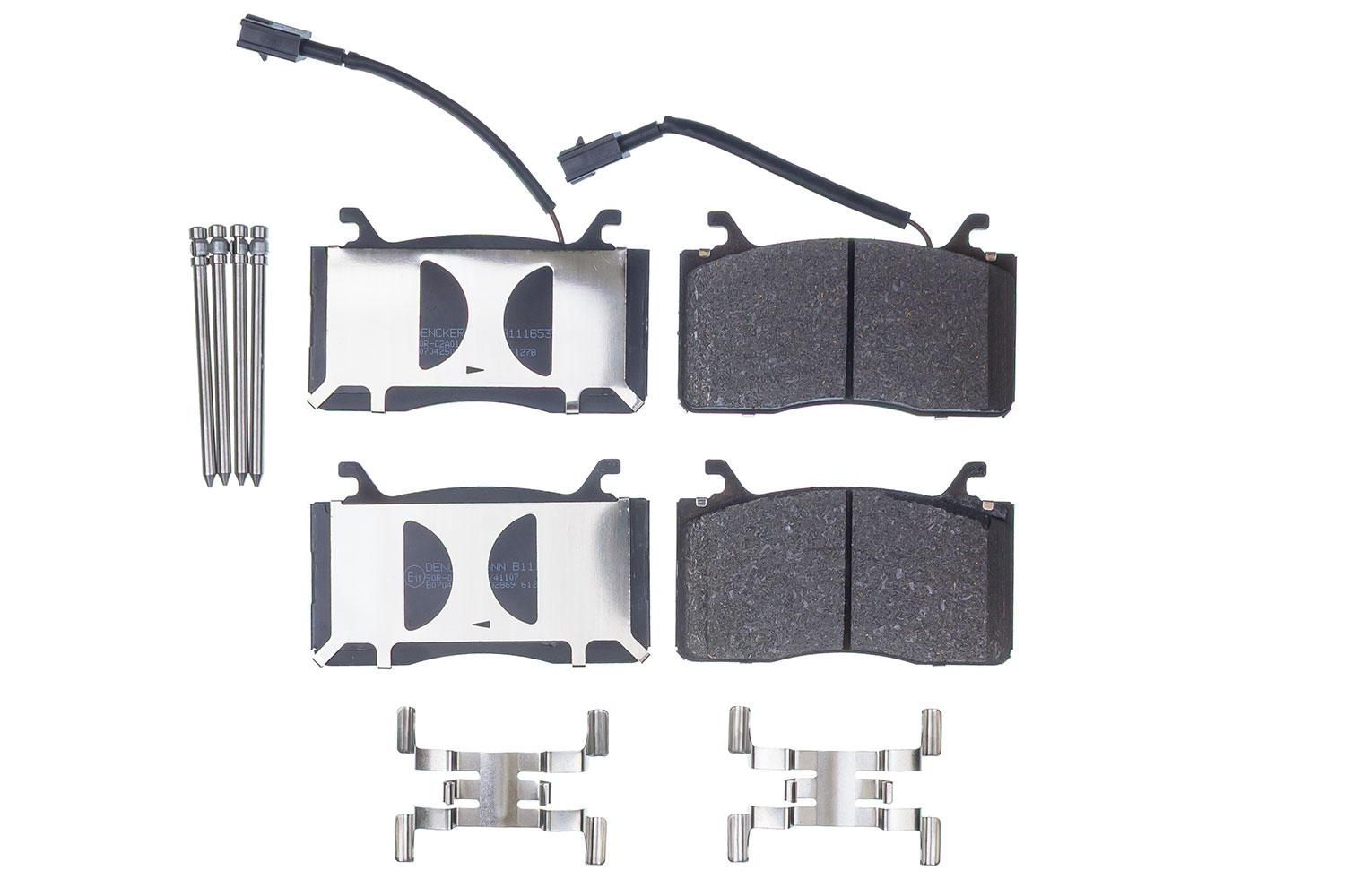 DENCKERMANN Bremseklodser B111653 foraksel for FIAT