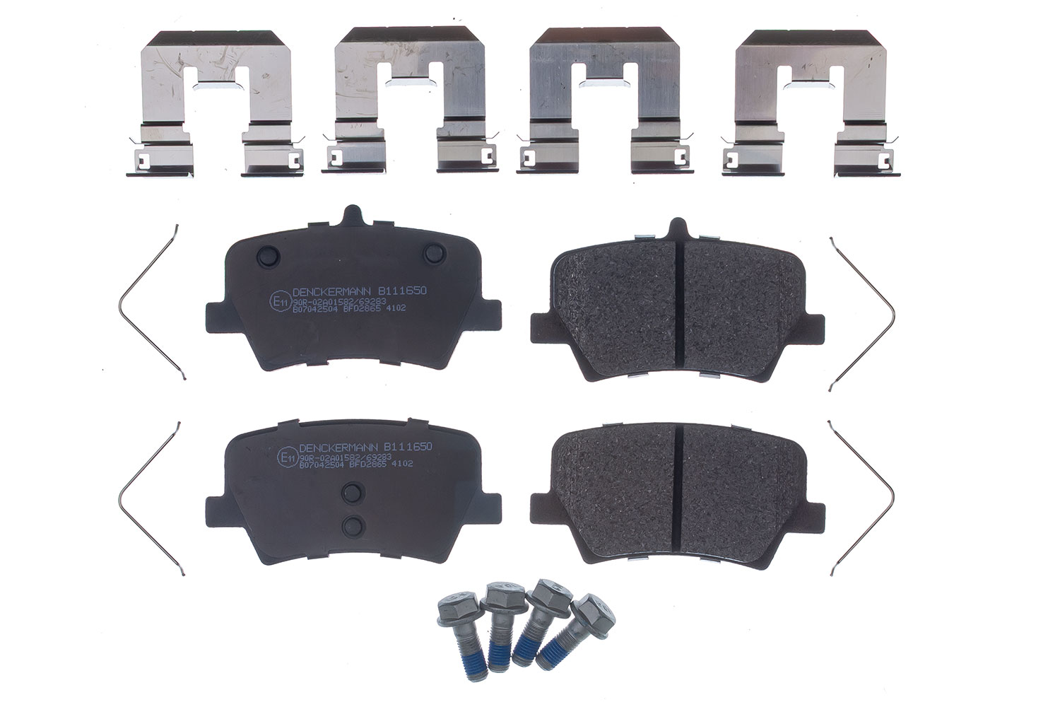 DENCKERMANN Bremseklodser B111650 bagaksel for VOLVO