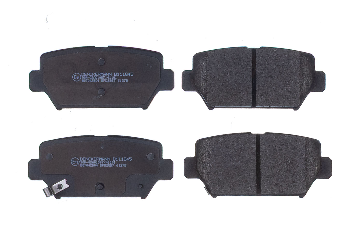 DENCKERMANN Bremseklodser B111645 bagaksel for MITSUBISHI