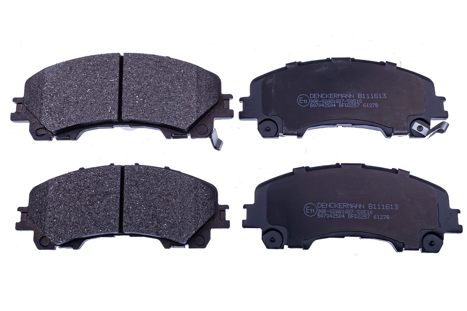 DENCKERMANN Bremseklodser B111613 foraksel for NISSAN INFINITI
