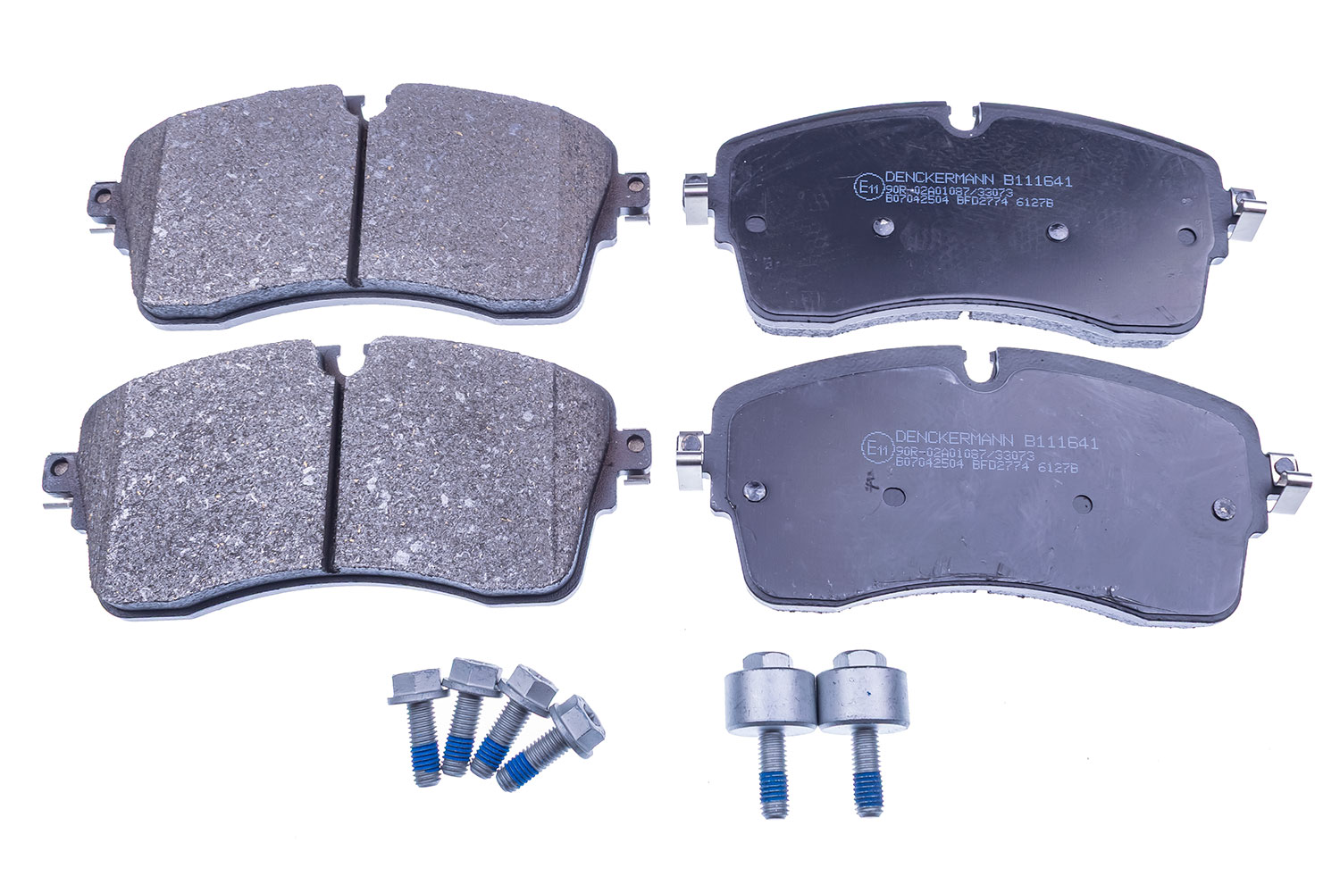 DENCKERMANN Bremseklodser B111641 foraksel for LAND ROVER
