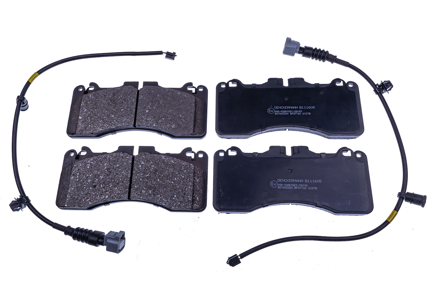 DENCKERMANN Bremseklodser B111605 foraksel for LEXUS