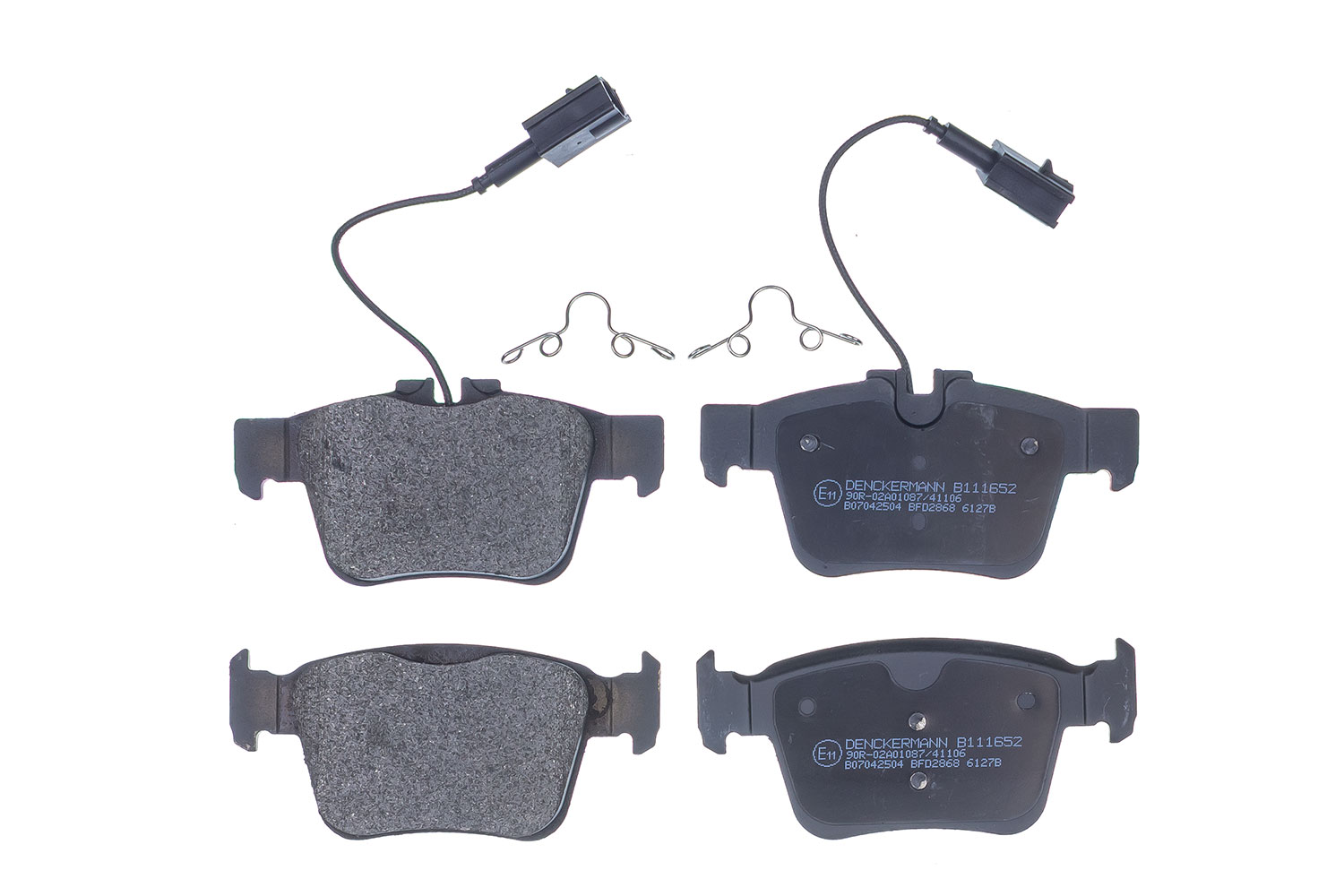 DENCKERMANN Bremseklodser B111652 bagaksel for FIAT