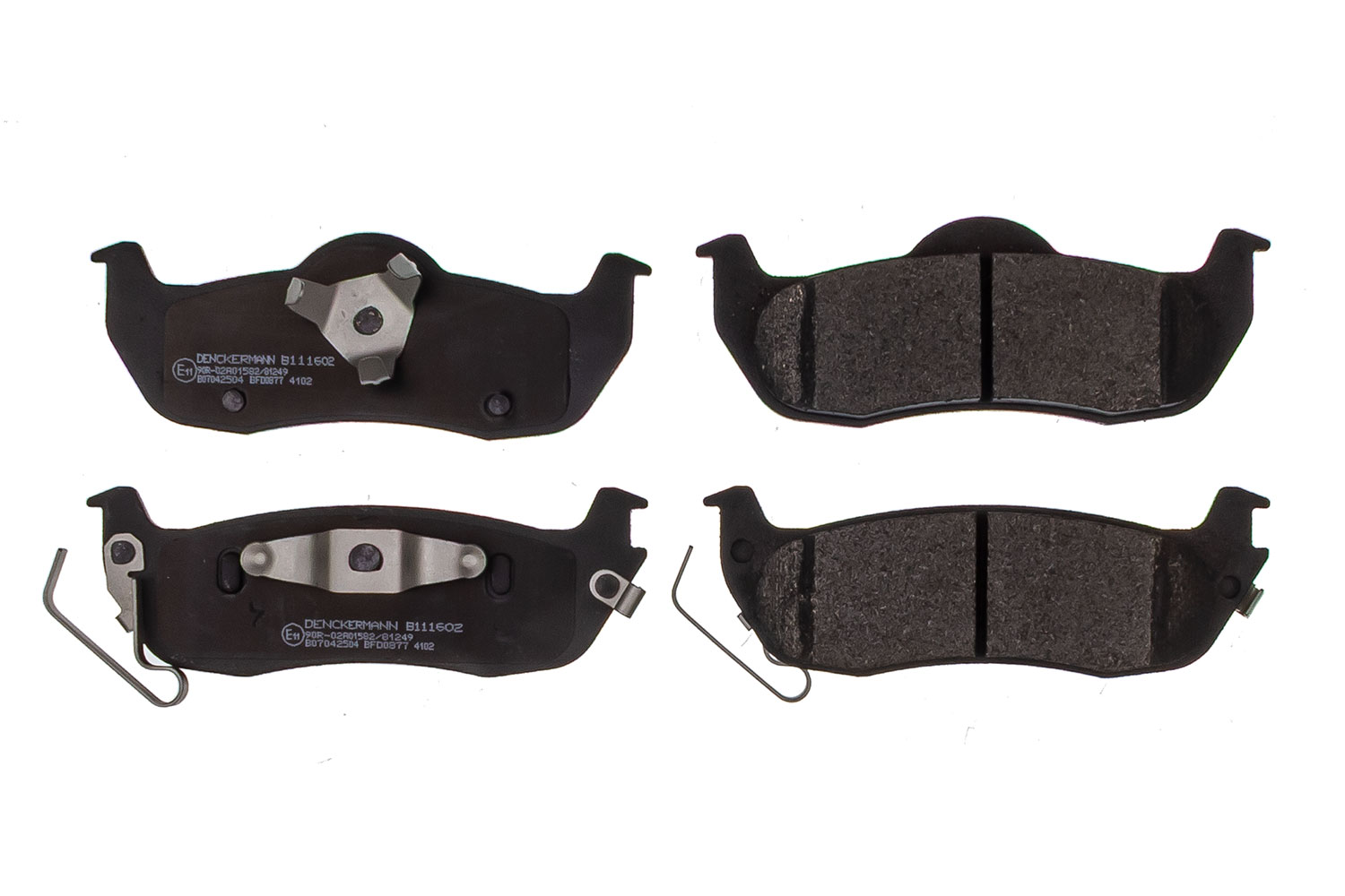 DENCKERMANN Bremseklodser B111602 bagaksel for JEEP INFINITI