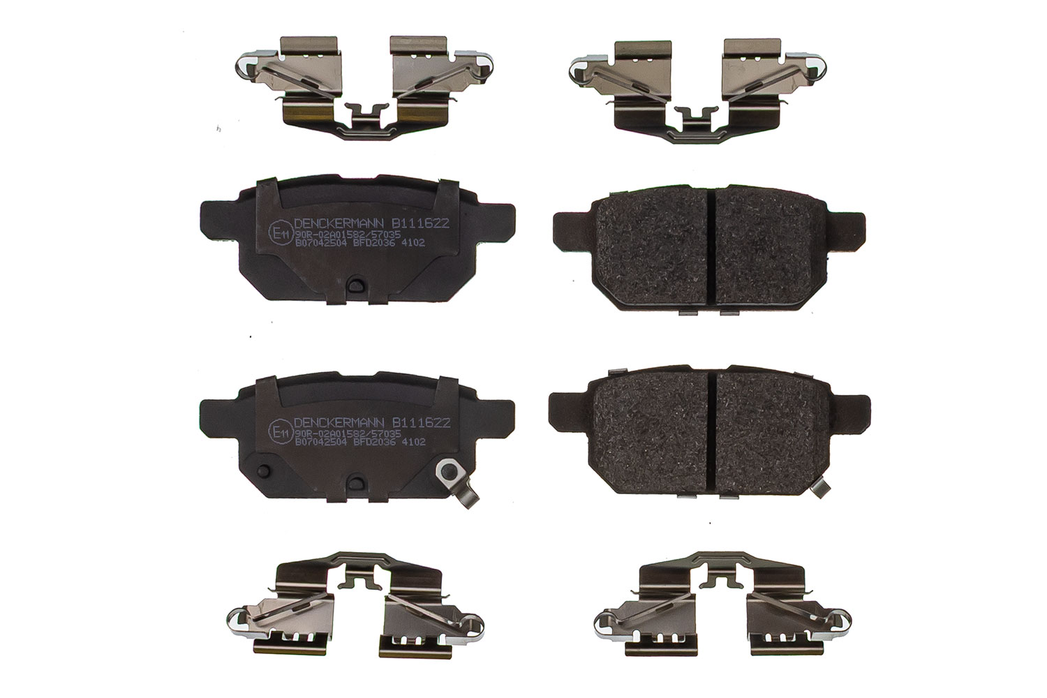 DENCKERMANN Bremseklodser B111622 bagaksel for SUZUKI