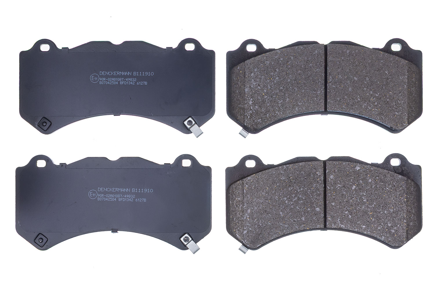 DENCKERMANN Bremseklodser B111910 foraksel for CADILLAC JEEP