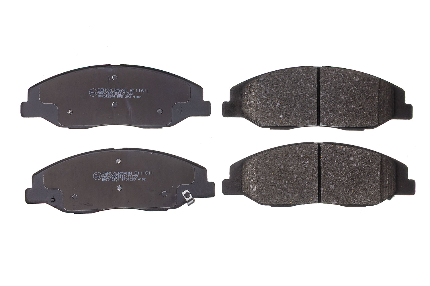 DENCKERMANN Bremseklodser B111611 foraksel for CADILLAC (SGM)