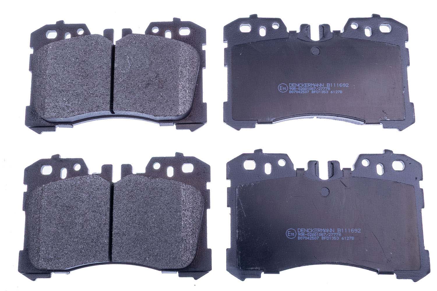DENCKERMANN Bremseklodser B111692 foraksel for TOYOTA LEXUS