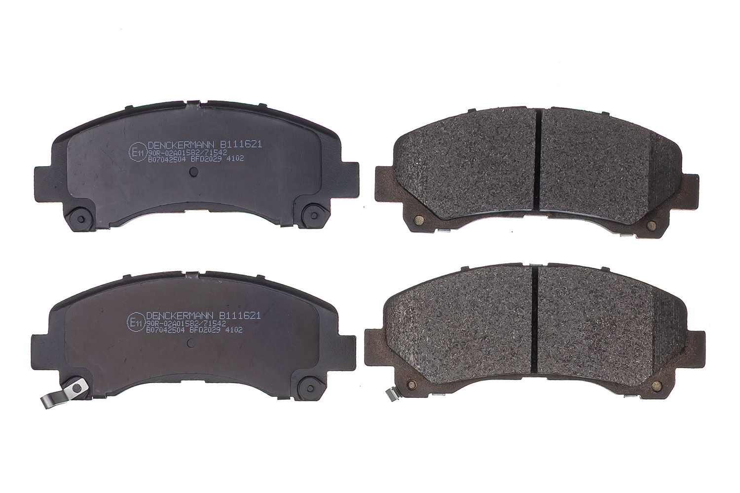 DENCKERMANN Bremseklodser B111621 foraksel for CHEVROLET ISUZU