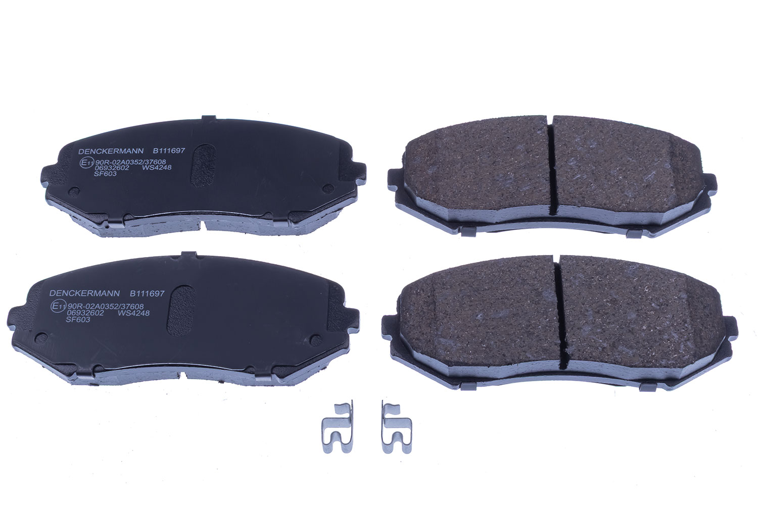 DENCKERMANN Bremseklodser B111697 for SUZUKI