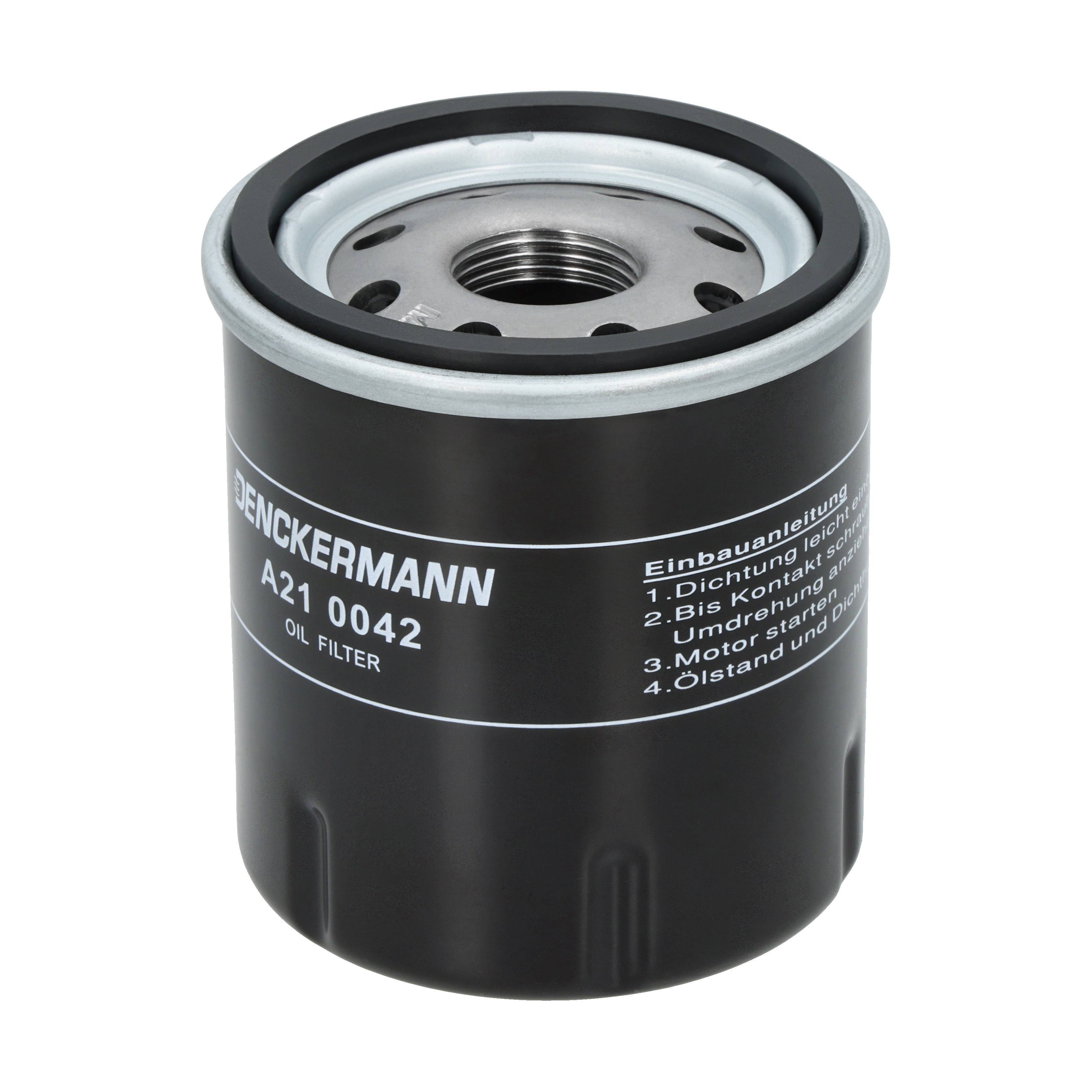 DENCKERMANN Oliefilter a210042 Påskruet 60mm M20X1.5 for HYUNDAI RENAULT ISUZU MITSUBISHI DACIA