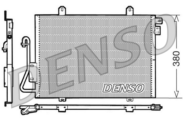 DENSO Kondensor, klimaanlæg dcn23006 for RENAULT